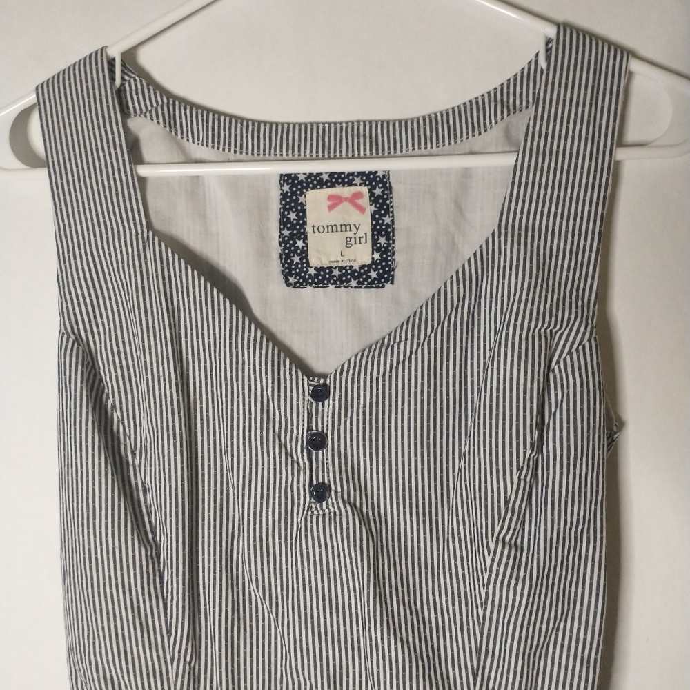 Tommy girl youth girl striped dress size large - Picture 2 of 9